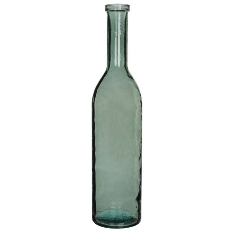 Mica Glas Flasche Rioja grau-grün, 100 x 21 cm von Mica Decorations
