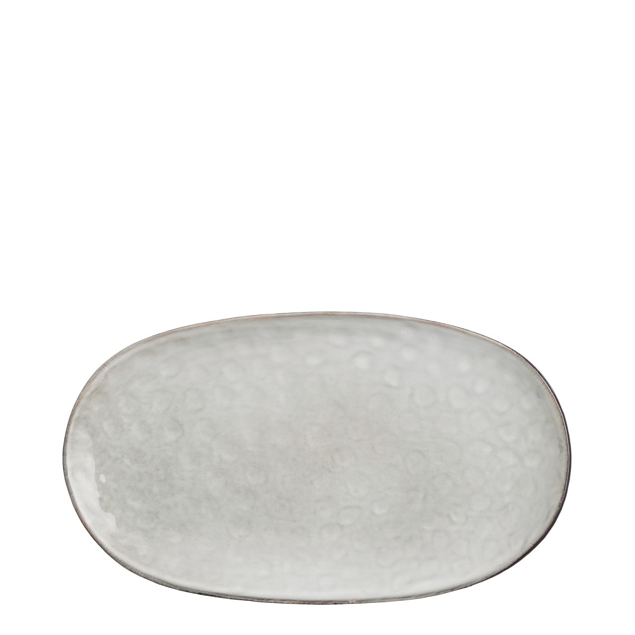 Mica Platte Tabo grau, 31 x 18 x 3 cm von Mica Decorations