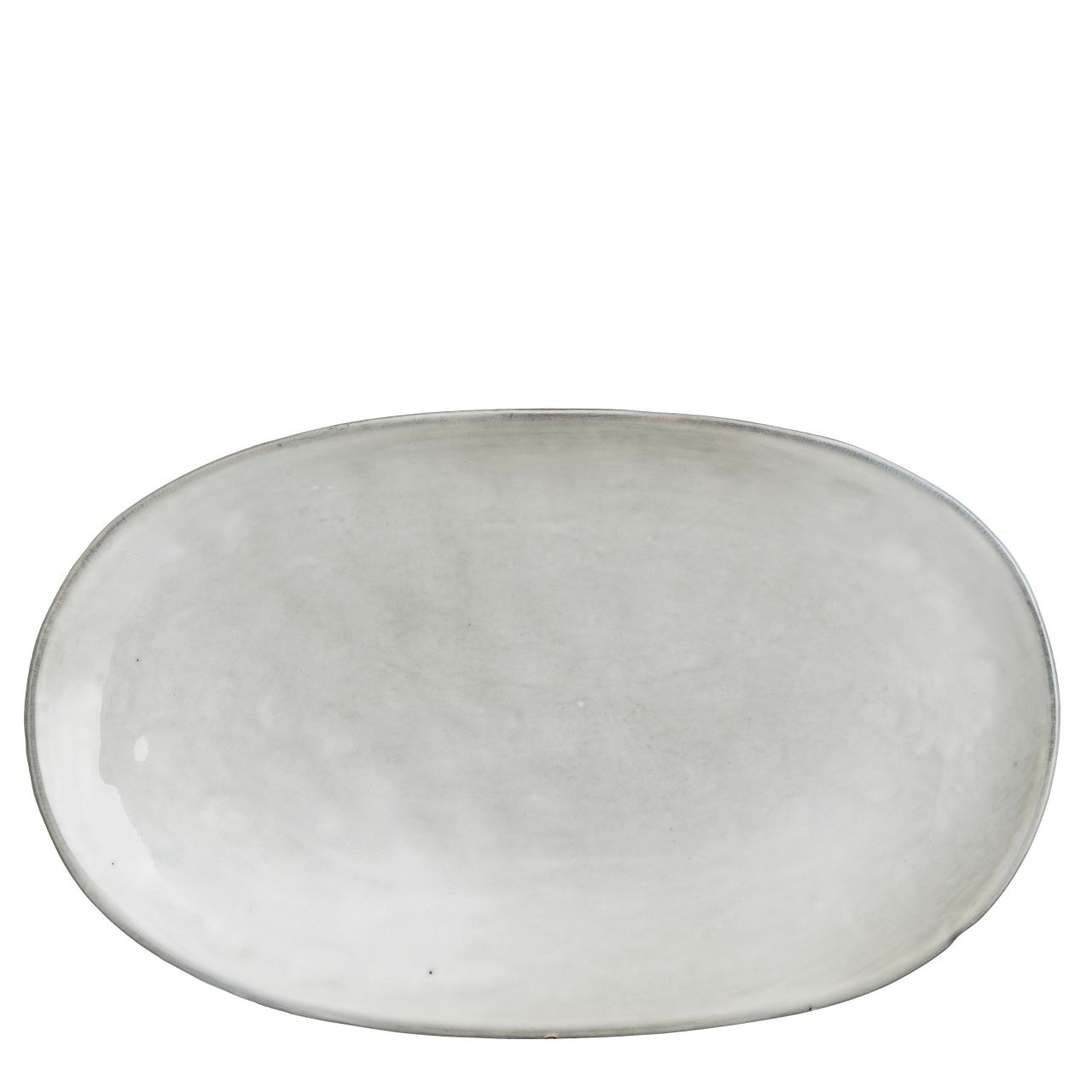 Mica Platte Tabo grau, 35,5 x 21,5 x 4,5 cm von Mica Decorations