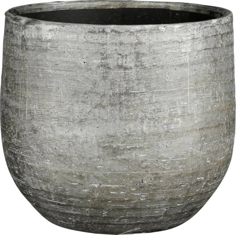 Mica Übertopf Marcus  Ø 25 x 20 cm anthrazit metallic von Mica Decorations