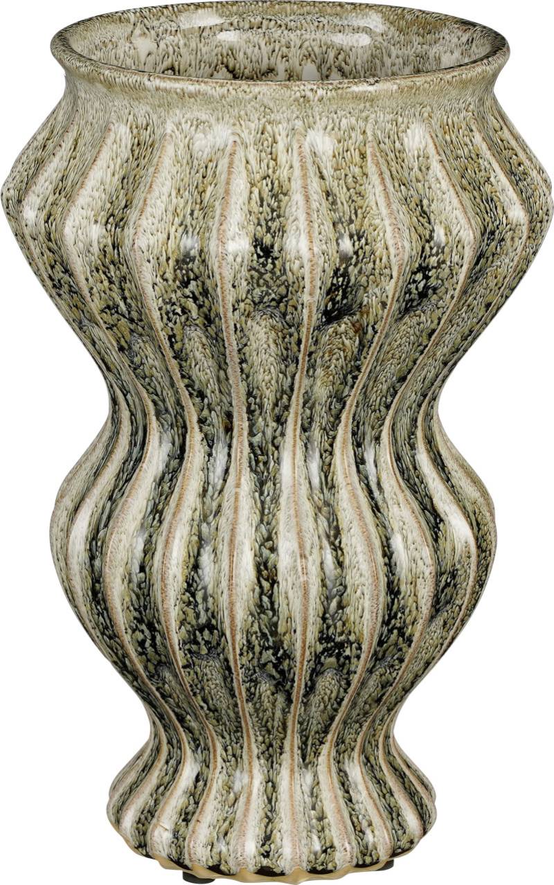 Mica Vase Pippa grün Keramik Ø 21 x 32 cm von Mica Decorations