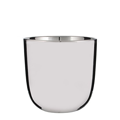 MICA Decorations Decorations Blumentopf Chaz Silber H 16 x 17 One Size von Mica decorations