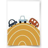 Bergstraße Fine Art Print, Kinderzimmer Druck, Kinder Wandkunst von MicaMicaWalldeco