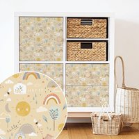 Möbelfolie Für Ikea Kallax - Happy Sunshine | Creme von MicaMicaWalldeco