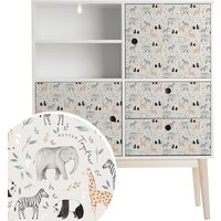 Möbelfolie - Gemeinsam Stark Safari Ikea Hack Klebefolie Für Möbel Fürs Kinderzimmer von MicaMicaWalldeco