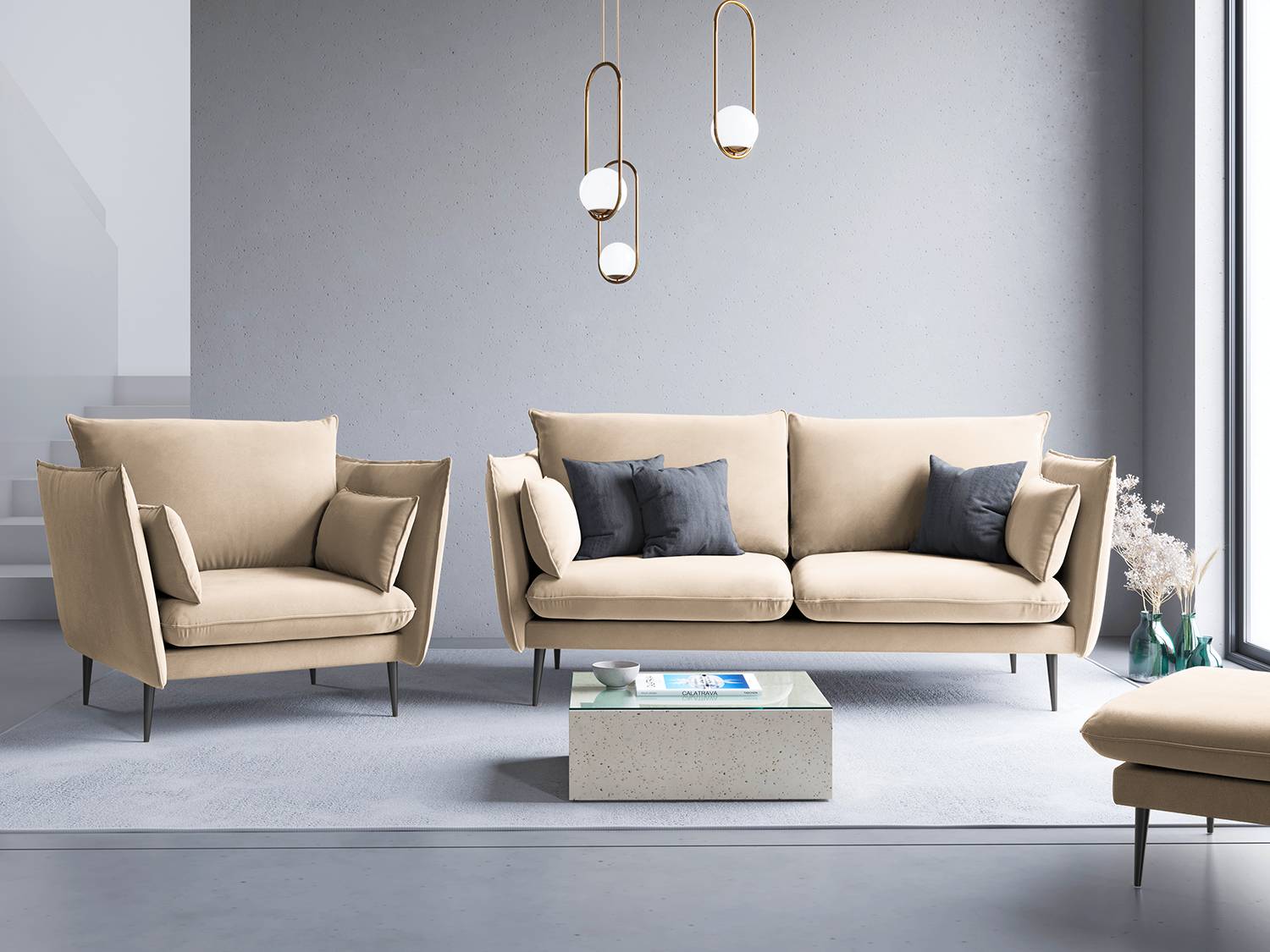 2-Sitzer Sofa Amandola von Micadoni Home