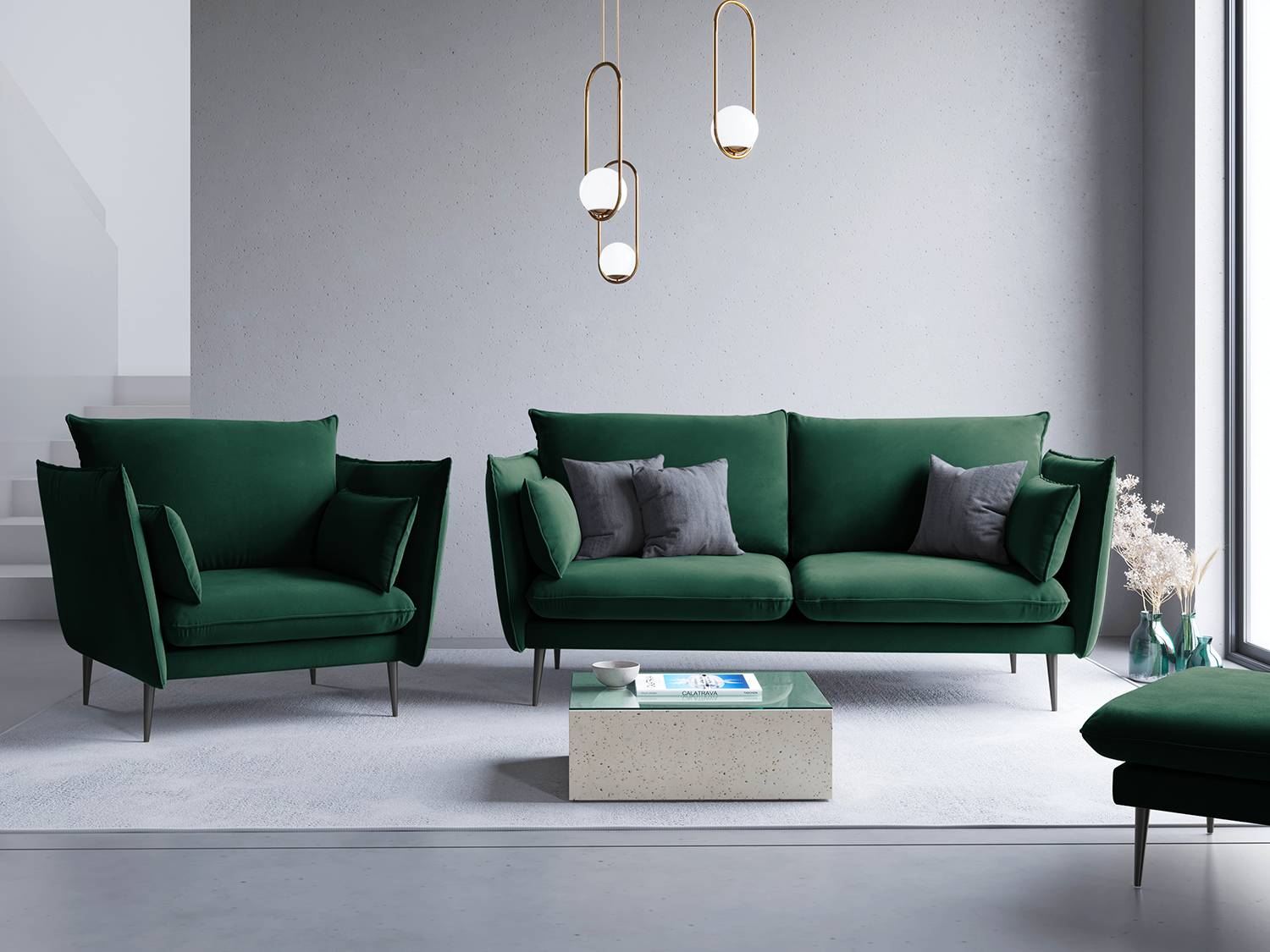 2-Sitzer Sofa Amandola von Micadoni Home