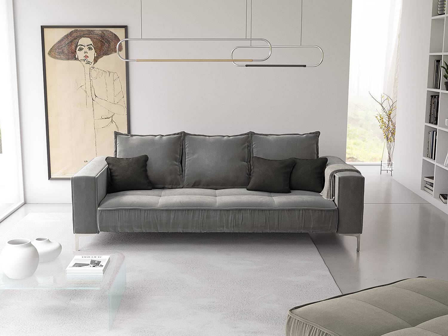 3-Sitzer Sofa Sides von Micadoni Home