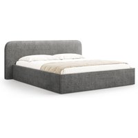 Micadoni | Bettgestell mit Stauraum Elizabeth 140x200 Bouclé von Micadoni