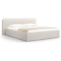 Micadoni | Bettgestell mit Stauraum Elizabeth 160x200 Bouclé von Micadoni
