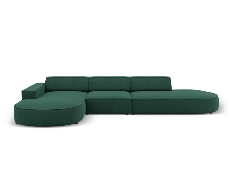 Micadoni Ecksofa Jodie, 4-Sitzer offen runde Recamiere von Micadoni