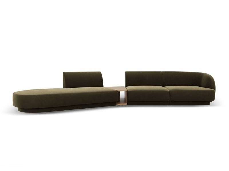 Micadoni Sofa Miley, modular 4-Sitzer mit 1 Armlehne von Micadoni