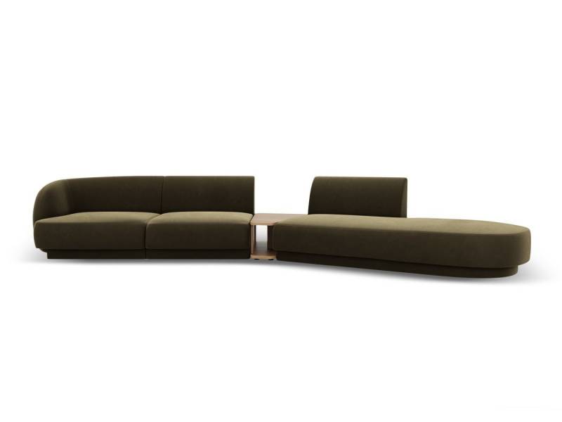 Micadoni Sofa Miley, modular 4-Sitzer mit 1 Armlehne von Micadoni