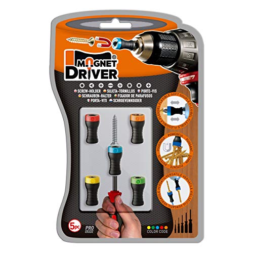 Magnet Driver® Magnetische Schraubendreherbefestigung | Passend für Schraubendreher und Power Bits Keine wackelnden oder fallenden Schrauben Ermöglicht das Senken von Magnet Driver