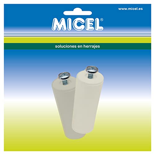 Micel Vega 91777 Rolladenpuffer 60 x 20 mm rolladenstopper, Elfenbein von Micel Vega