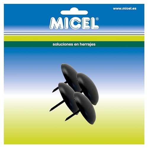 Micel 92446 Nägel für Türen, Schwarz von Micel