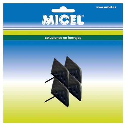 Micel 92448 Nägel für Türen, Schwarz von Micel