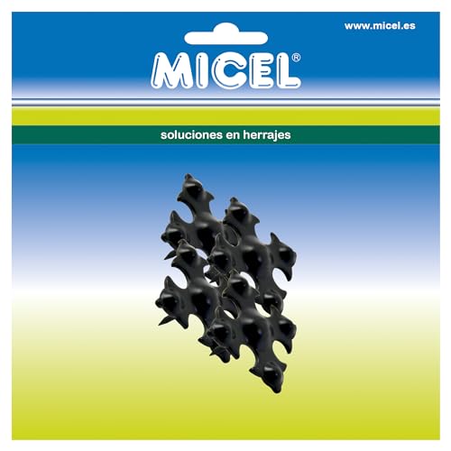 Micel 92458 Nägel für Türen, Schwarz von Micel