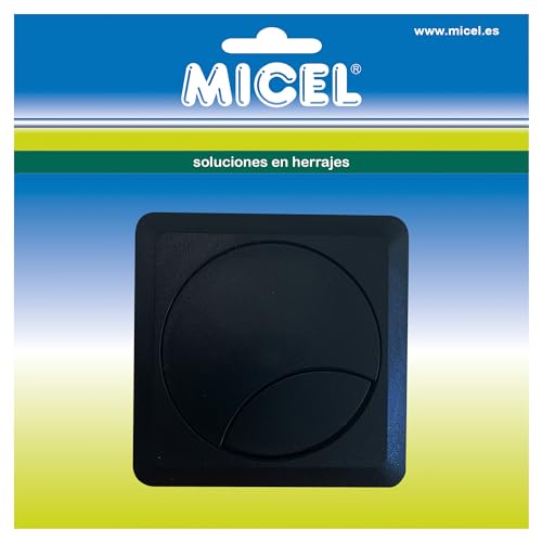 Micel 92620 Kabeldurchführung, Schwarz von Micel