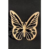 Holz Schmetterling Zum Zusammenstecken - Dekofigur Aufstellen Laser Cut in 10 cm Oder 15 Frühling Sommer Natur Deko Geschenk von MichaHebi