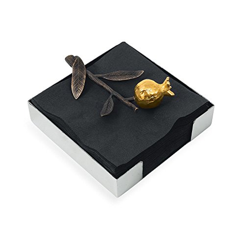 Michael Aram Pomegranate Cocktail Napkin Holder, Multicolor by Michael Aram von Michael Aram