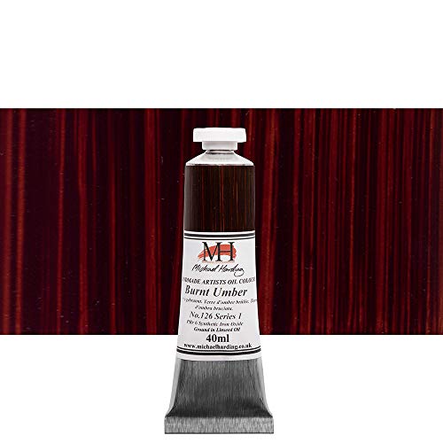 Michael Harding Öl Farbe: 40ml Burnt Umber von Michael Harding