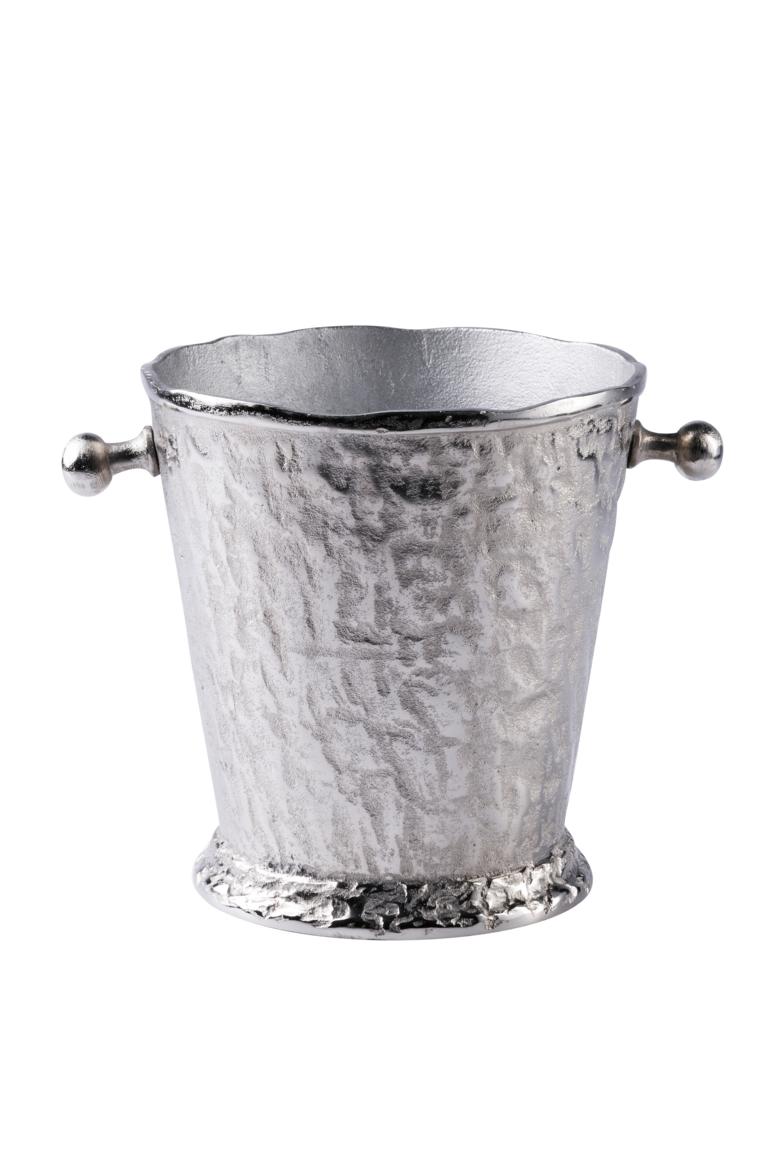 Flaschenkühler Silber Rund 29 cm von Michael Noll