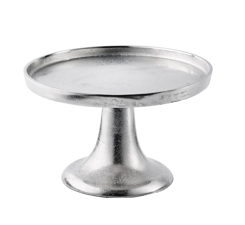 Etagere Standfu? Aluminium Silber M 26,5 cm von Michael Noll