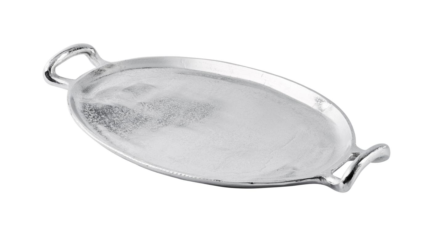 Tablett Aluminium Silber 56 cm von Michael Noll