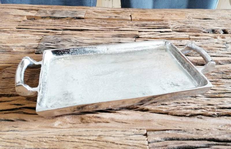 Tablett Silber 42 cm von Michael Noll