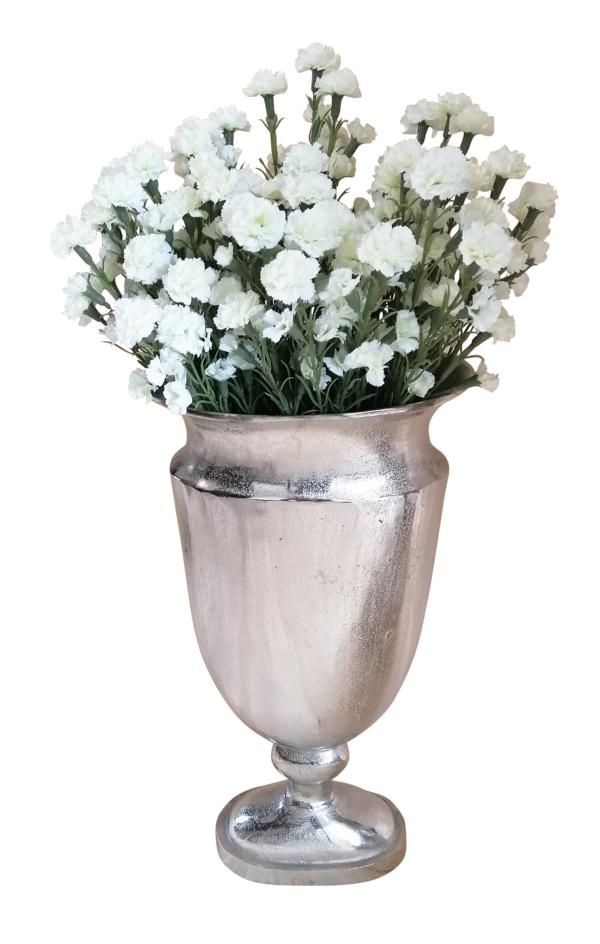 Vase Silber 66 cm von Michael Noll