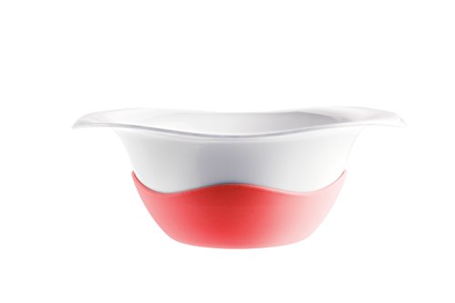 Colandish - Küchensieb und Servierschüssel aus hochwertigem Tritan (Rot-Weiß) von Michael & Knox