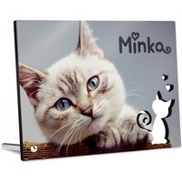 Personalisierter Aufsteller Im Katzendesign Mit Ihrem Wunschbild/Text von MichaelManger