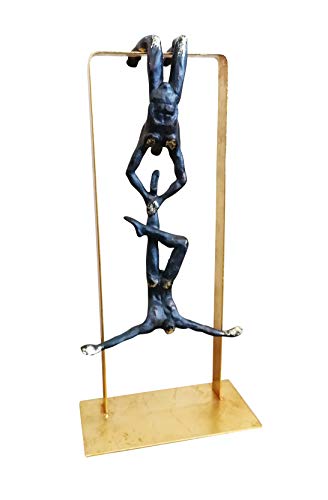 MichaelNoll Statue Turner Sportler Dekofigur Skulptur Metall Polyresin 42 cm von MichaelNoll