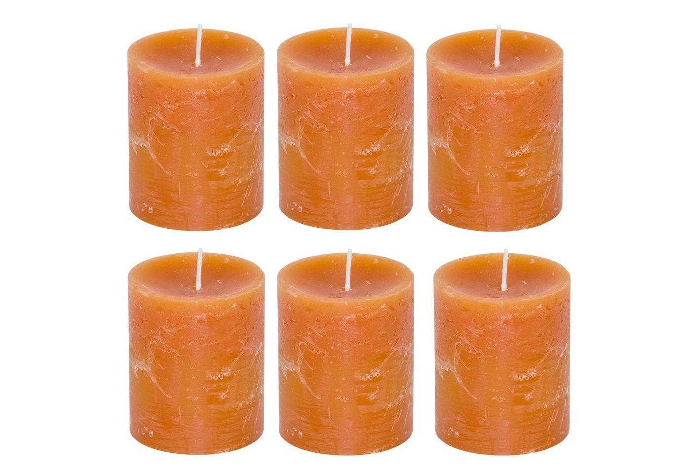 MichaelNoll Stumpenkerze Stumpenkerze Rustic 6er Set - Kerze - Kein Ruß - 30 Std.- 7x8 cm MichaelNoll Stumpenkerze Stumpenkerze Rustic 6er Set - Kerze - Kein Ruß - 30 Std.- 7x8 cm von MichaelNoll