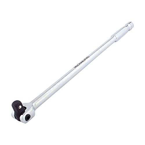 MichaelPro MP007003 1,27 cm Antriebsverlängerung Breaker Bar/Flex Griff, 45,7 cm Länge, verbinden Sie Ihre Ratsche mit dieser Breaker Bar, drehbarer Flexkopf (45,7 cm Länge) von MichaelPro