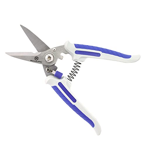 MichaelPro MP010026 17.8 cm Edelstahl-Mehrzweckschere mit Schneidkerbe, fein gezahnt und robust, elektrische Kabelkerbe und weiche Kabel, mit Sicherheitsverschluss und ergonomischem Griff MichaelPro MP010026 17.8 cm Edelstahl-Mehrzweckschere mit Schneidkerbe, fein gezahnt und robust, elektrische Kabelkerbe und weiche Kabel, mit Sicherheitsverschluss und ergonomischem Griff von MichaelPro