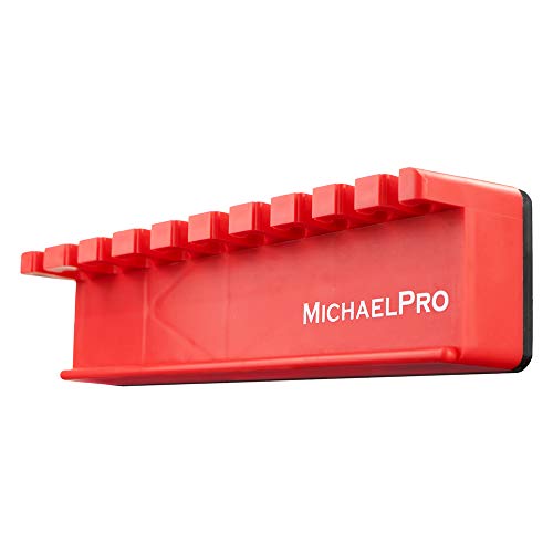 MichaelPro MP014005 Schraubenschlüssel Halter - 10-teilige Magnetische Halterung Schraubenschlüssel, um Ihre Schraubenschlüssel zu Ordnen von MichaelPro