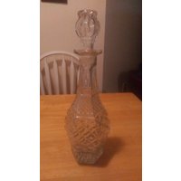 Kristall Geschnitten Glas Dekanter Mit Verziertem Design. Ca.1960Er Jahre Kristall Geschnitten Glas Dekanter Mit Verziertem Design. Ca.1960Er Jahre von Michaeljamesthings