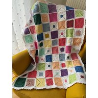 Häckeldecke, Kinderdecke, Kniedecke, Granny Squaredecke von MichasHOMESTUFF