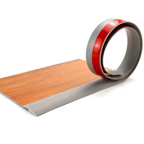 Michass 2M/3M Selbstklebend Übergangsstreifen, PVC, Teppich zu Fliese, Abschlussleisten für Türschwellen, Gray von Michass