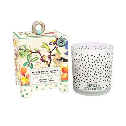 Duftkerze 185g - Birds & Butterflies - von MICHEL DESIGN WORKS von Michel Design Works