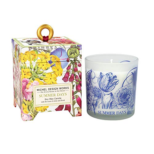 Michel Design Works Sojawachskerze Duftkerze im Glas in einer Geschenkbox 185g Summer Days von Michel Design Works