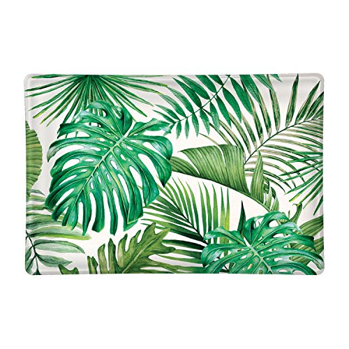Seifenschale Glas - Palm Breeze - rechteckig 14,5 x 9,5 cm von MICHEL DESIGN WORKS von Michel Design Works