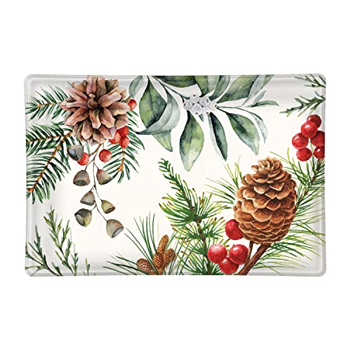 Seifenschale Glas - White Spruce - rechteckig 14,5 x 9,5 cm von MICHEL DESIGN WORKS von Michel Design Works