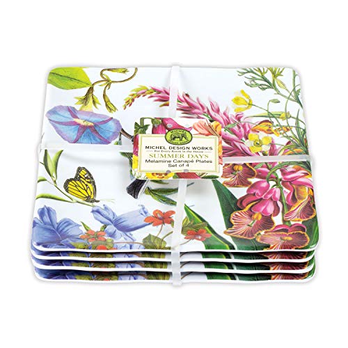 Snackplatten 16 x 16 cm 4er Set - Summer Days - von MICHEL DESIGN WORKS von Michel Design Works
