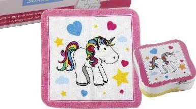 Michel Toys MT 992703 Magic Towel magisches Handtuch 30x30cm Luna von Michel Toys