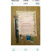 Geldpyramide Zauberkerze von MichelesGemCreations