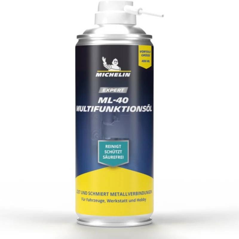 Michelin Multifunktionsöl EXPERT ML-40 reinigt schützt 400 ml Sprüh Spray Dose, (1-St) von Michelin