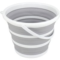 Clean Home Eimer faltbar – Platzsparender und vielseitiger Eimer für den Haushalt 5 Liter ø 25.5 x h 20.5 cm - Michelino von Michelino